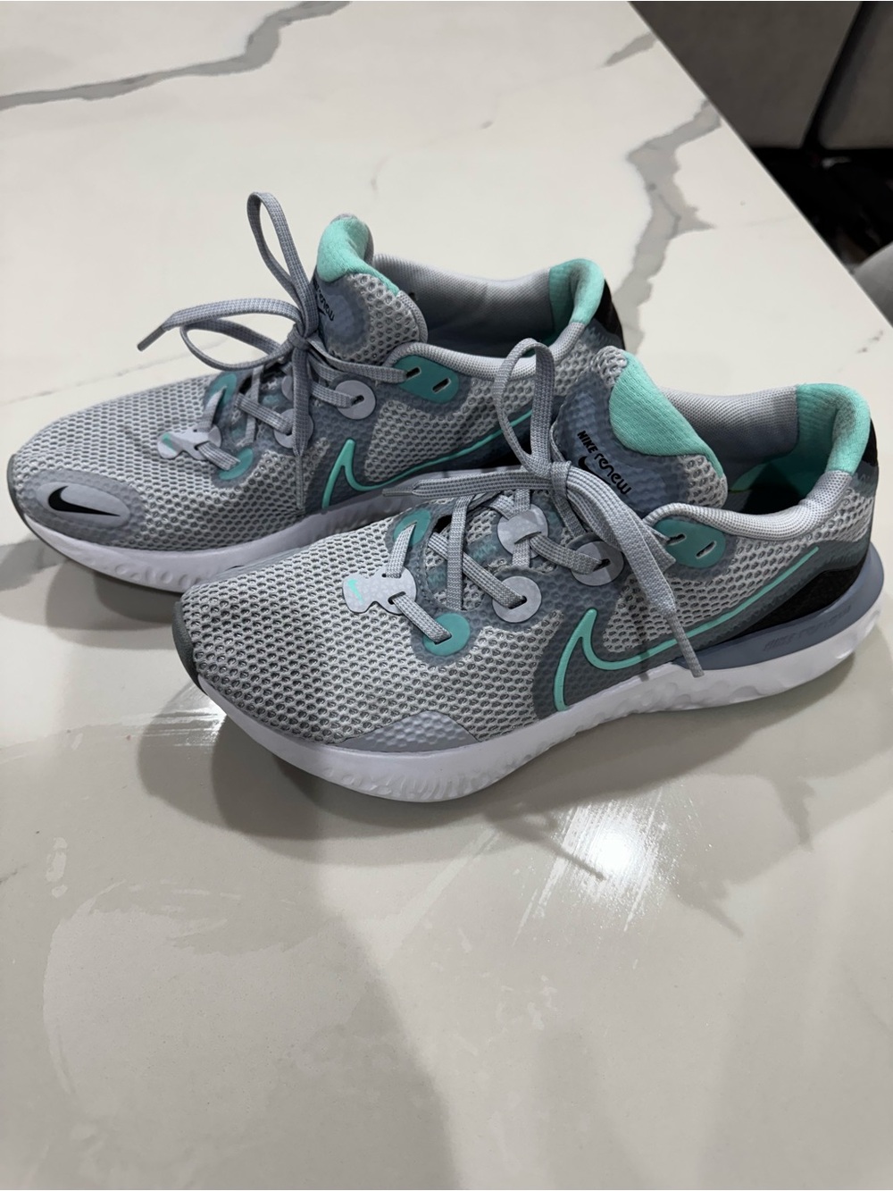 Nike Women’s Gray & Teal Athletic Sneakers